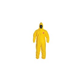 Overol Tychem 2000® con Capucha y Ajustes Elásticos Color Amarillo DuPont™ QC127S