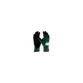 Guante Resistente al Corte A2 Tejido con Empuñadura de Microespuma de Nitrilo Verde PIP 34-8743